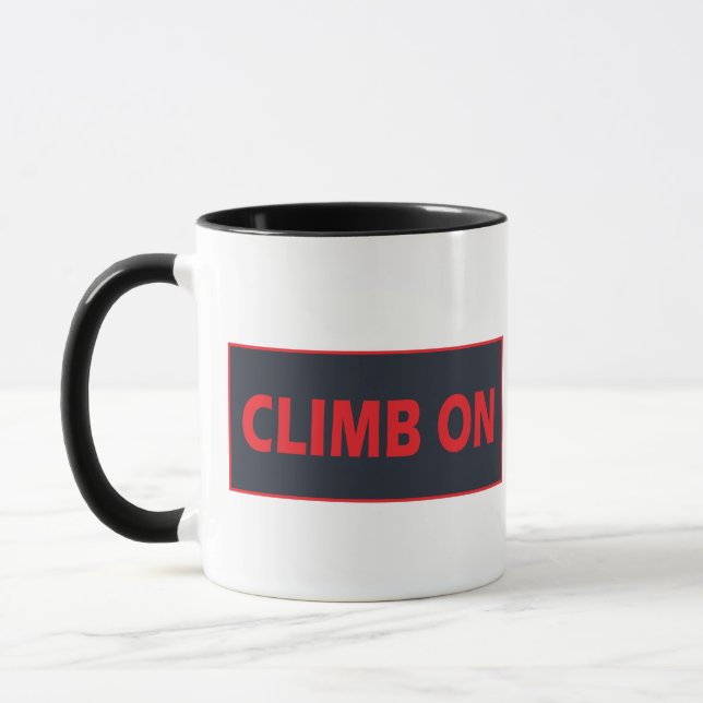 Felsen klettern tasse (Links)