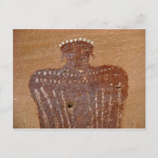 Felsen-Kunst-Schablone Postkarte