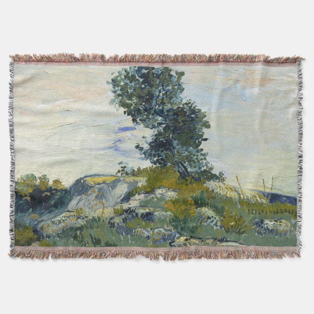 Felsen mit Eiche, Van Gogh Ölmalerei Decke (Vorderseite)