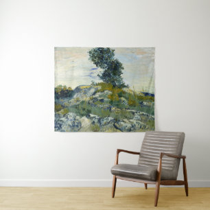 Felsen mit Eiche, Van Gogh Ölmalerei Wandteppich