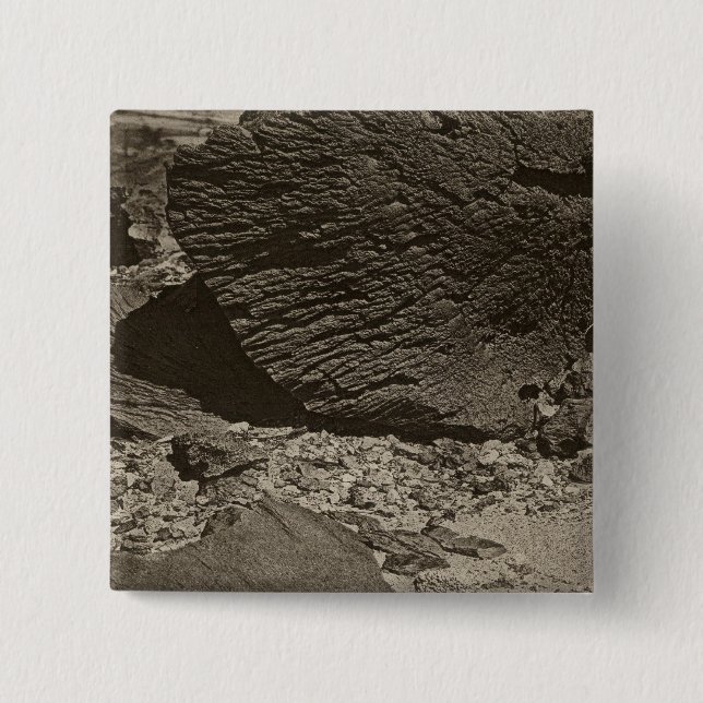 Felsen mit Sand, Grande Wash, Utah Button (Vorderseite)