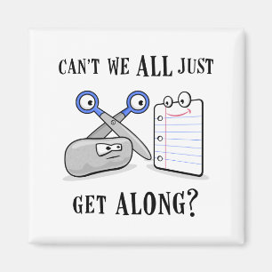 Felsen-Papier-Scheren Magnet