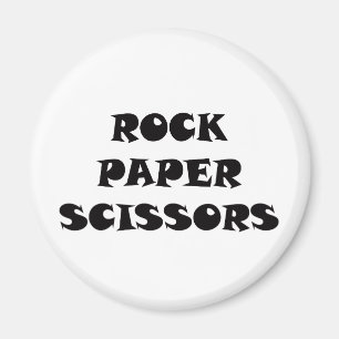 Felsen-Papierscheren Magnet