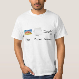 Felsen-Papierscheren T-Shirt