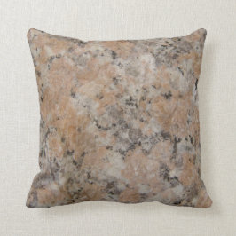 Felsen - rosa Granit Kissen