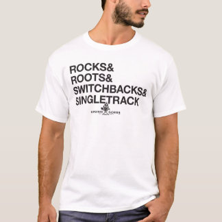FELSEN u. WURZELN u. BERG- UND TALBAHNEN u. T-Shirt