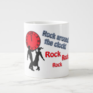 Felsen um die Uhr Golden Oldies Song Titeln Jumbo-Tasse