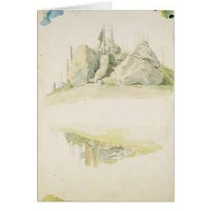 Felsen und Baum: Zwei Studien, am 12. Juli 1810