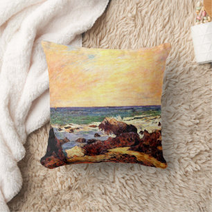 Felsen und Meer von Paul Gauguin, Kissen