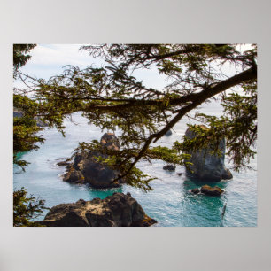 Felsen und Wasser drucken, Werteplakat (Matte) Poster