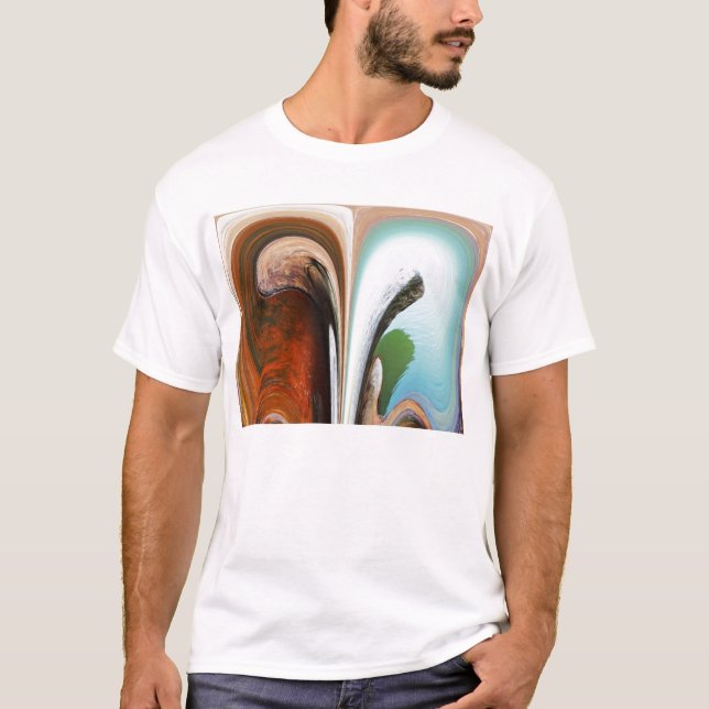 Felsen und Wasser T-Shirt (Vorderseite)