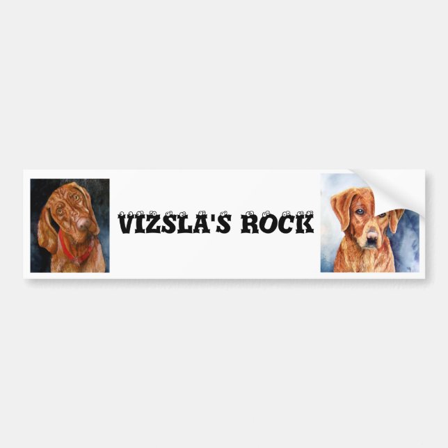 FELSEN VIZSLAS, Autoaufkleber (Vorne)