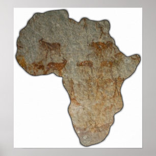 Felsen von Afrika Poster