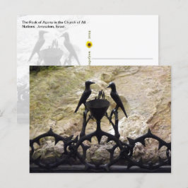 Felsen von Agony, Jerusalem, Israel - farbige Post Postkarte