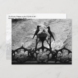 Felsen von Agony, Jerusalem, Israel - Postkarte B&