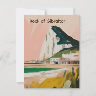 Felsen von Gibraltar Postkarte