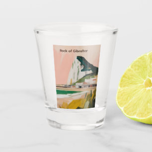 Felsen von Gibraltar Schnapsglas
