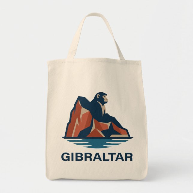 Felsen von Gibraltar Tragetasche (Vorne)