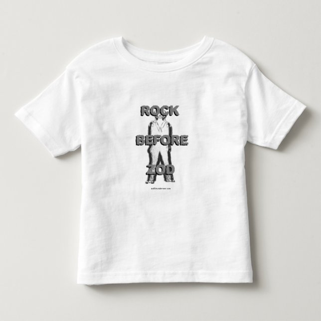 Felsen vor Zod Kleinkind T-shirt (Vorderseite)