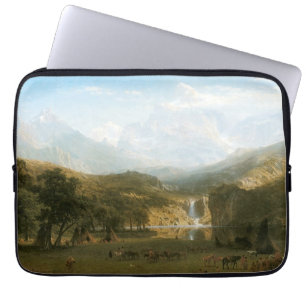 Felsengebirge, Lander's Peak von Albert Bierstadt Laptopschutzhülle