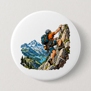 Felsenkletter-Abenteuer für Bergsteiger Button