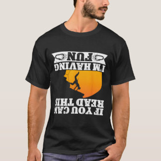 Felsenkletterer Bergsteiger Bouldern Wenn du kanns T-Shirt