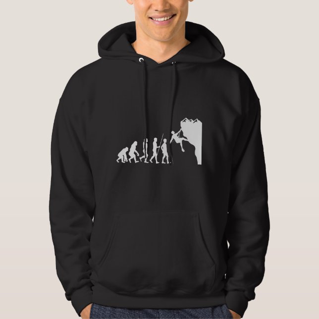 Felsenkletterer Evolution Klettern Hoodie (Vorderseite)