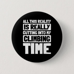Felsenklettern Berg Bouldering Bergsteiger Kletter Button