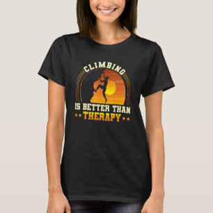 Felsenklettern Bergsteiger Bouldern Rette Die Cara T-Shirt