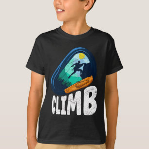 Felsenklettern Bouldering Bergsteigen T-Shirt