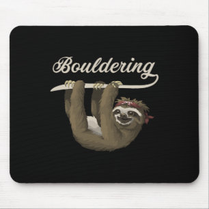 Felsenklettern Faultier Bouldering  Mousepad