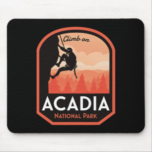 Felsenklettern im Acadia National Park Mousepad