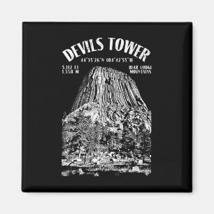 Felsenklettern Kletterer Devils Tower Bear Lodge K Magnet