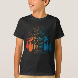 Felsenklettern Vintage Retro Bergsteiger T-Shirt