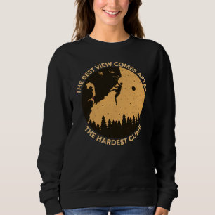 Felsenklettern Wandern Bergsteiger Männer Frauen K Sweatshirt