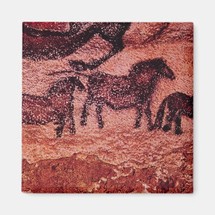 Felsenmalerei von tarpans, c.17000 BC Magnet