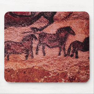 Felsenmalerei von tarpans, c.17000 BC Mousepad