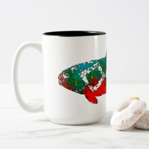Felsforelle Zweifarbige Tasse