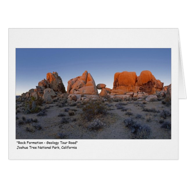 "Felsformation - Geologie-Ausflug-Straße " (Vorderseite (Horizontal))