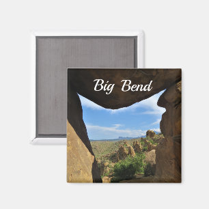 Felsformationen, Big Bend Nationalpark, TX Magnet