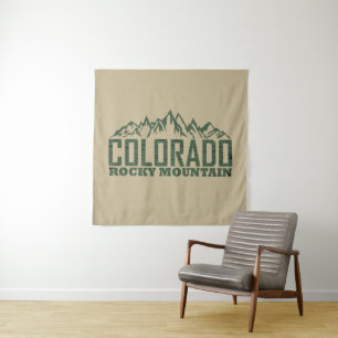 Felsige Berge Colorado Wandteppich