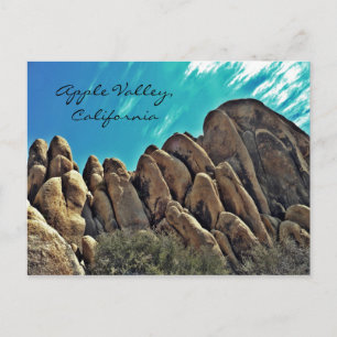 Felsige Hügel von Apple Valley Postkarte