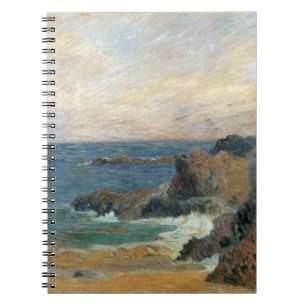 Felsige Küste von Paul Gauguin, Vintage-Impression Notizblock