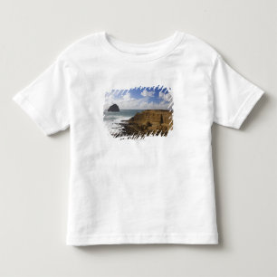 Felsige Pazifikküste Oregons in der pazifischen Kleinkind T-shirt