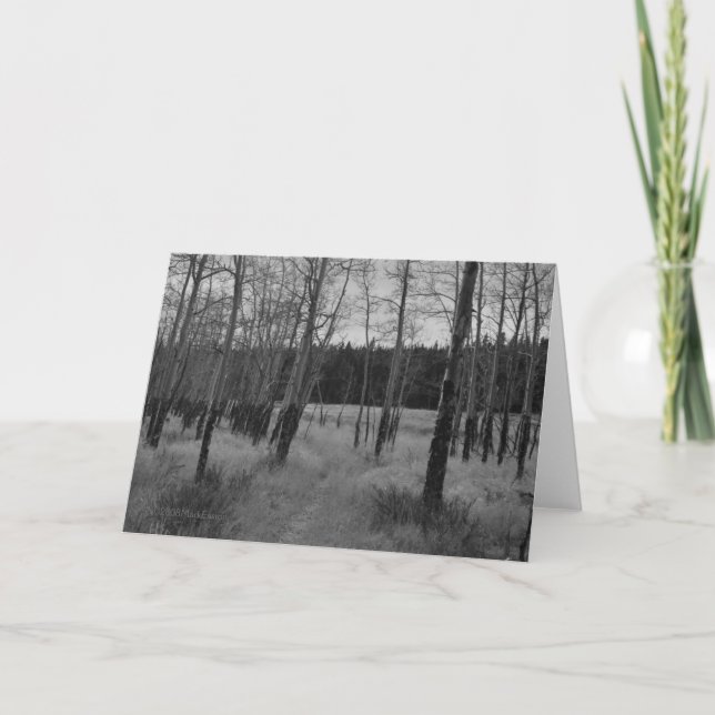 Felsiger Berg Aspen, Anmerkungskarte durch Karte (Vorderseite)