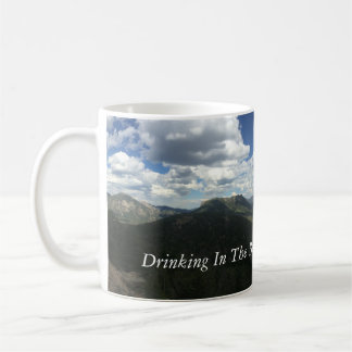 Felsiger Gebirgskaffee-Tasse Kaffeetasse