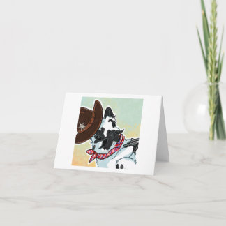 Felsiger GebirgsShow-down - Gruß-Karte Karte