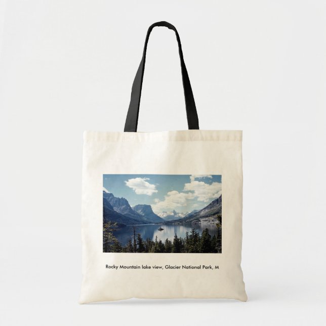 Felsiges Mountainseeansicht, Glacier Nationalpark, Tragetasche (Vorne)