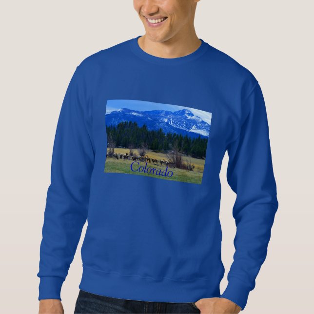 Felsiges Mtn Nationalpark-/Colorado-Sweatshirt Sweatshirt (Vorderseite)
