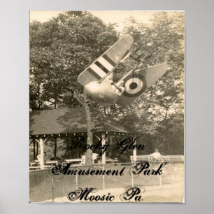 Felsiges Schlucht-Vergnügungspark Moosic PA. Poster
